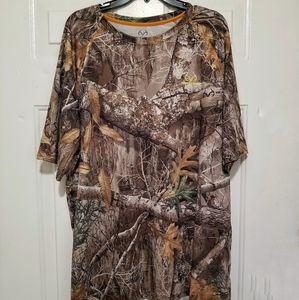 Real tree Edge Camo Light Weight Performance  Men Short Sleeve Hunting Shirt